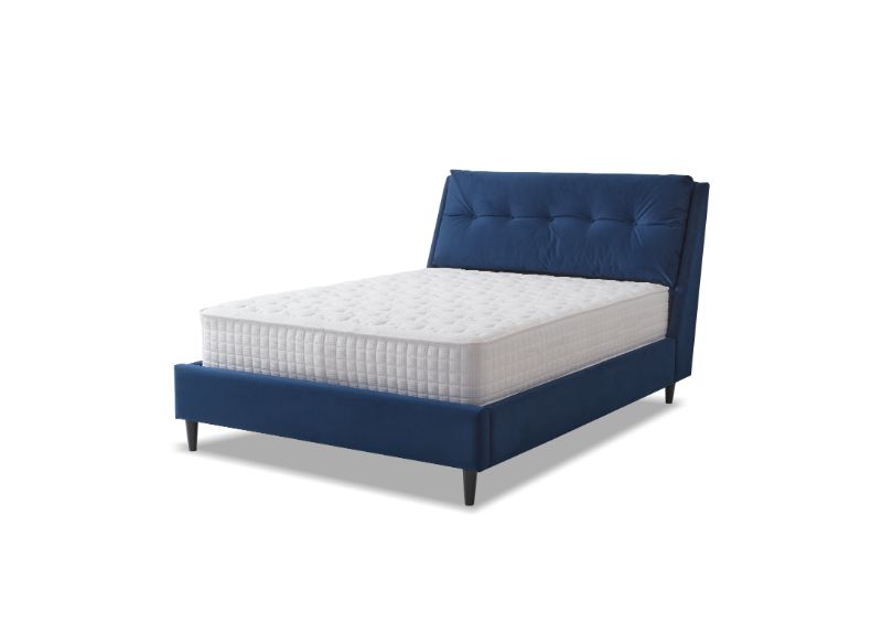 Ava Blue with mattress white background