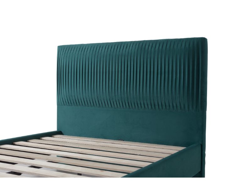Lyla Bed Green headboard