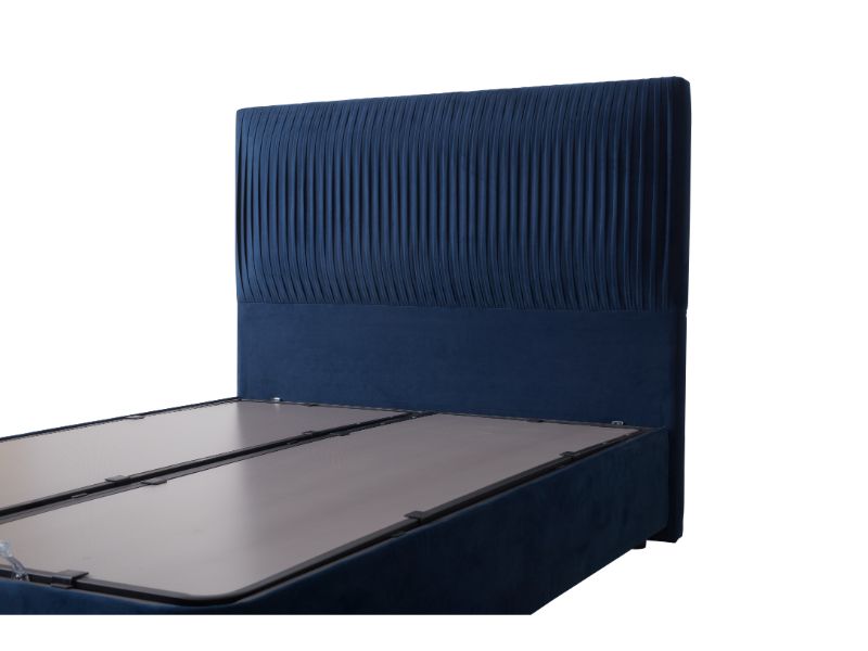 Lyla Storage Bed Blue headboard