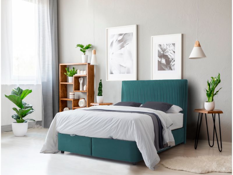 Lyla Storage Bed Green lifestyle 1