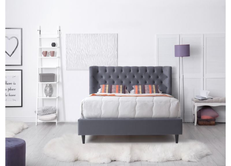 Mayfair Bed Grey lifestyle 2