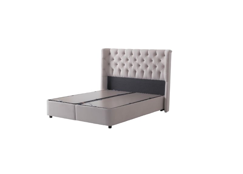 Mayfair Storage Bed Champagne white back ground 4